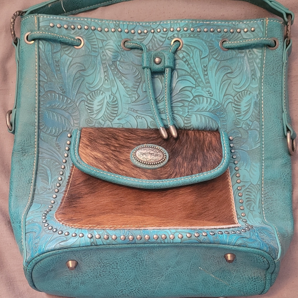 Trinity Ranch Turquoise Purse - image 1